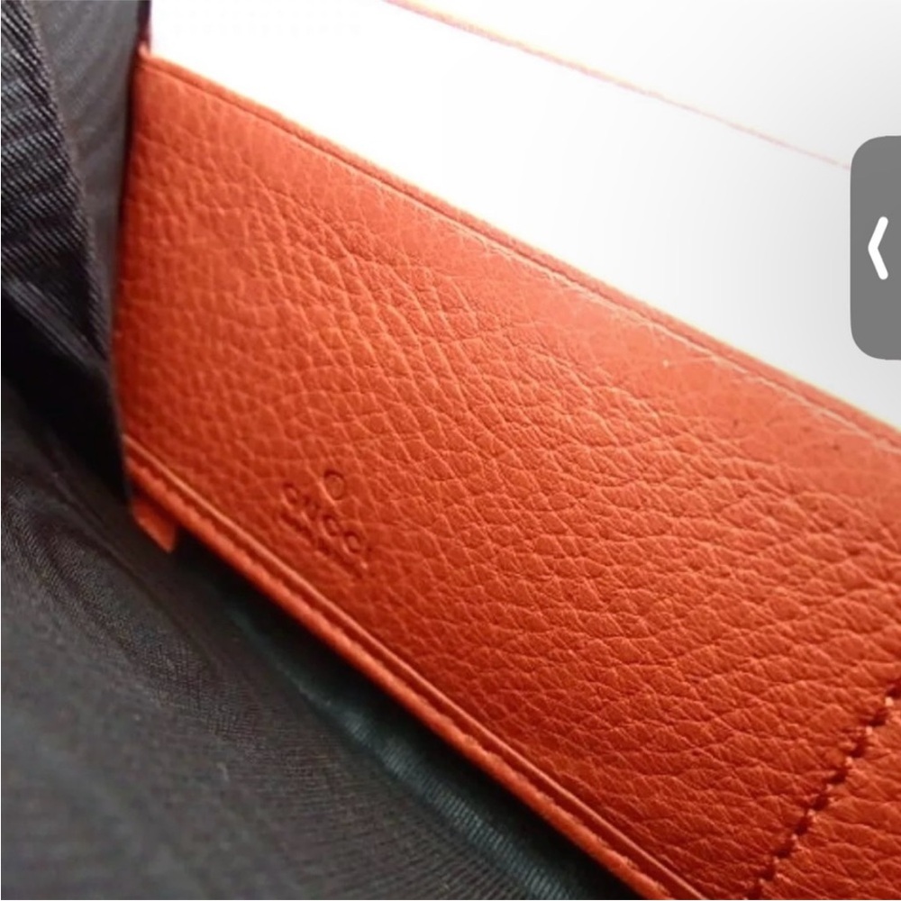 EUC Gucci Tassel pebbled Leather Red Wallet❌PLEASE LOOK AT ALL PICS❌❌ - Picture 12 of 14